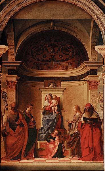 Giovanni Bellini San Zaccaria Altarpiece Spain oil painting art